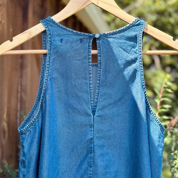 Gap  Summer Tank Top - chambray style - sleeveless - S - Picture 4 of 4